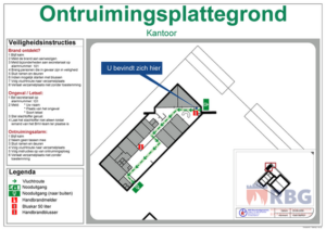 afbeelding ontruimingsplan